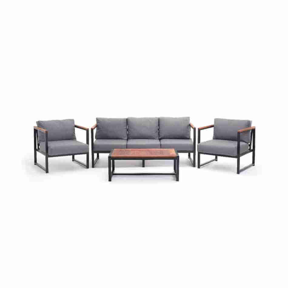 Wooden Frame Patio Set - Bed Janssen