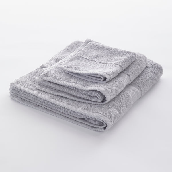 Plain Bath Towels Set 3 Pieces